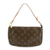 Louis Vuitton Monogram Canvas Brown Pochette Accessories Shoulder Bag #3475