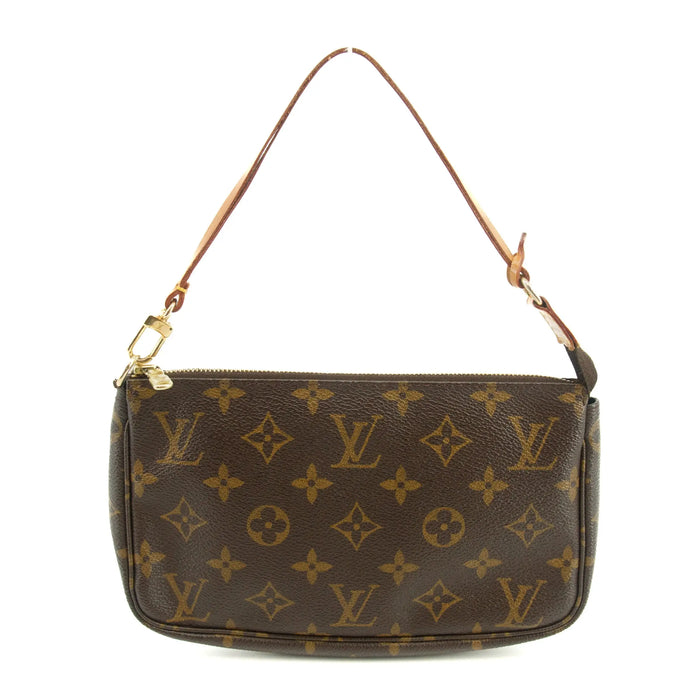 Louis Vuitton Monogram Canvas Brown Pochette Accessories Shoulder Bag #3475 by Bolt Boutique
