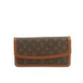 Louis Vuitton Monogram Canvas Brown Pochette Dame Clutch #5016 by Bolt Boutique