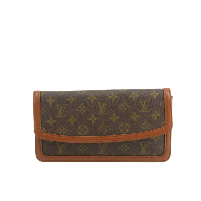 Louis Vuitton Monogram Canvas Brown Pochette Dame Clutch #5016 by Bolt Boutique