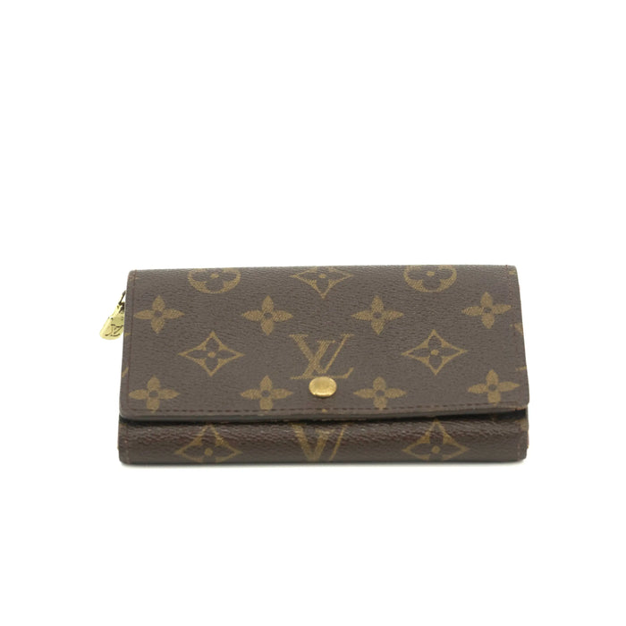 Louis Vuitton Monogram Canvas Brown Porte Tresor Wallet #3523 by Bolt Boutique
