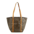 Louis Vuitton Monogram Canvas Brown Sac Shopping Tote Bag #3055 by Bolt Boutique