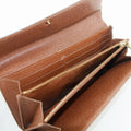 Louis Vuitton Monogram Canvas Brown Sarah Long Wallet #3210 by Bolt Boutique