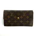 Louis Vuitton Monogram Canvas Brown Sarah Long Wallet #3210 by Bolt Boutique