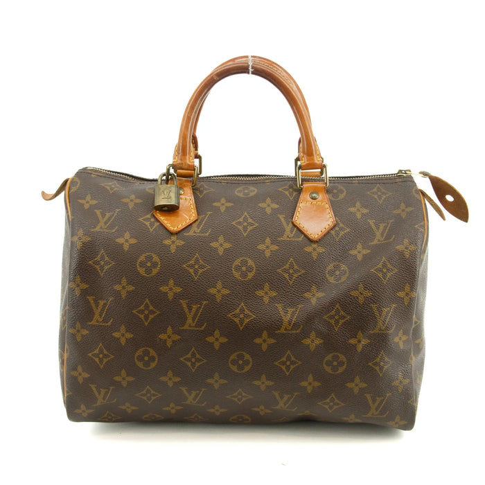 Louis Vuitton Monogram Canvas Brown Speedy 30 Handbag #3478 by Bolt Boutique