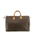 Louis Vuitton Monogram Canvas Brown Speedy 40 Tote Bag #4660 by Bolt Boutique