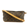 Louis Vuitton Monogram Canvas Brown Trotter Shoulder Bag #3643 by Bolt Boutique
