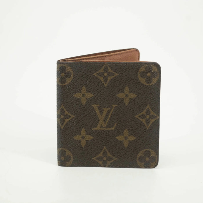 Louis Vuitton Monogram Canvas Brown Vintage Bifold Wallet #3526 by Bolt Boutique