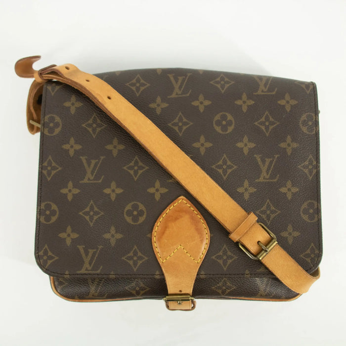 Louis Vuitton Monogram Canvas Cartouchiere MM Crossbody Bag #2580 by Bolt Boutique