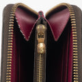 Louis Vuitton Monogram Canvas Clemence Wallet w/ Fuchsia Interior #2184 by Bolt Boutique