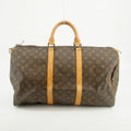 Louis Vuitton Monogram Canvas Keepall 50 Boston Bag Brown #2826 by Bolt Boutique