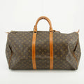 Louis Vuitton Monogram Canvas Keepall 55 Boston Bag Brown #2761 by Bolt Boutique