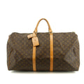 Louis Vuitton Monogram Canvas Keepall 60 Boston Bag Brown #2765 by Bolt Boutique