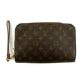 Louis Vuitton Monogram Canvas Orsay Clutch Brown #2829 by Bolt Boutique
