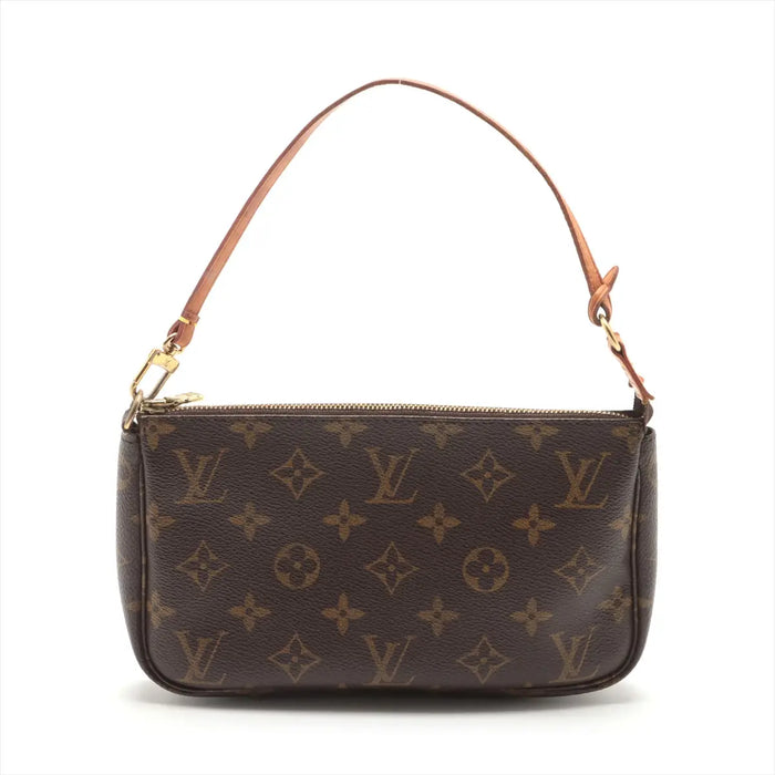 Louis Vuitton Monogram Canvas Pochette Accessories Brown Shoulder Bag #3269 by Bolt Boutique