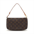 Louis Vuitton Monogram Canvas Pochette Accessories Brown Shoulder Bag #3268 by Bolt Boutique