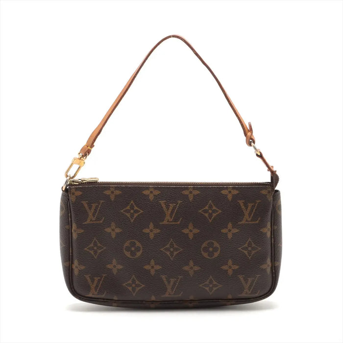 Louis Vuitton Monogram Canvas Pochette Accessories Brown Shoulder Bag #3268 by Bolt Boutique