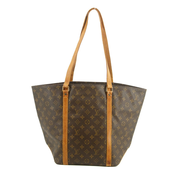 Louis Vuitton Monogram Canvas Sac Shopping Tote Bag Brown #3205 by Bolt Boutique