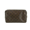 Louis Vuitton Monogram Canvas Trousse Toilette 28 Brown Pouch #4629