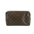 Louis Vuitton Monogram Canvas Trousse Toilette 28 Brown Pouch #4629 by Bolt Boutique