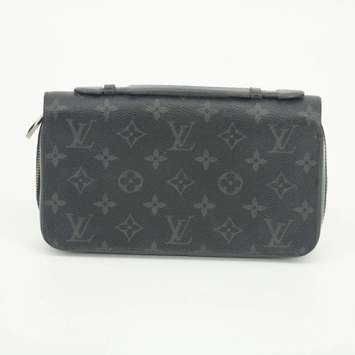 Louis Vuitton Monogram Eclipse Zippy XL Round Zipper Long Wallet #1998 by Bolt Boutique