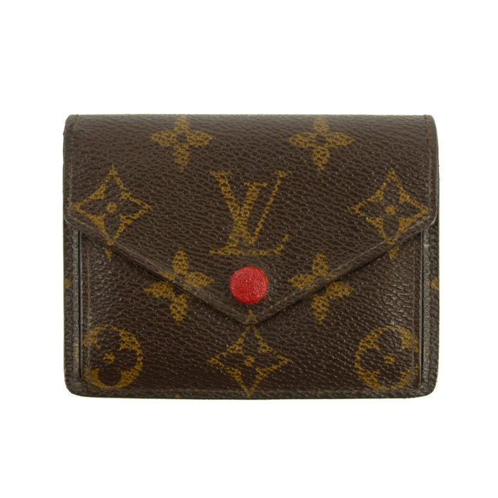 Louis Vuitton Monogram Portefeuille Marie Wallet w/ Red Interior #2945 by Bolt Boutique