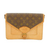 Louis Vuitton Monogram Sac Bifas Brown Leather 2 Way Crossbody Bag #5792