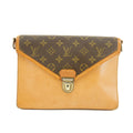 Louis Vuitton Monogram Sac Bifas Brown Leather 2 Way Crossbody Bag #5792 by Bolt Boutique