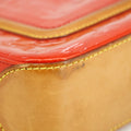 Louis Vuitton Monogram Vernis Mallory Square Pouch Red Rouge #3057 by Bolt Boutique