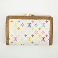 Louis Vuitton Multicolor Canvas Kisslock Wallet #973 by Bolt Boutique