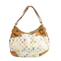 Louis Vuitton Multicolor Canvas White Greta Shoulder Bag #3986 by Bolt Boutique