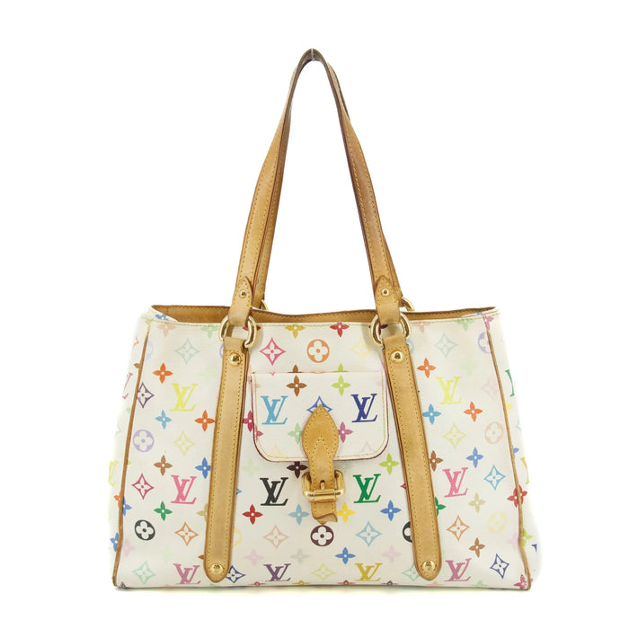 Louis Vuitton Multicolor Monogram Limited Edition Takashi Murakami Aurelia MM Shoulder Bag #9462 by Bolt Boutique