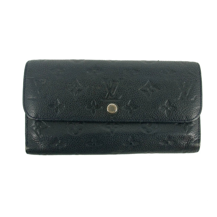 Louis Vuitton Navy Empriente Portefeuille Virtuose Wallet #3122 by Bolt Boutique