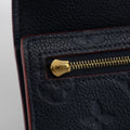 Louis Vuitton Navy Monogram Empreinte Portefeuille Pont Neuf Long Wallet #2033 by Bolt Boutique
