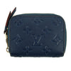 Louis Vuitton Navy Monogram Empreinte Zippy Coin Case #2657