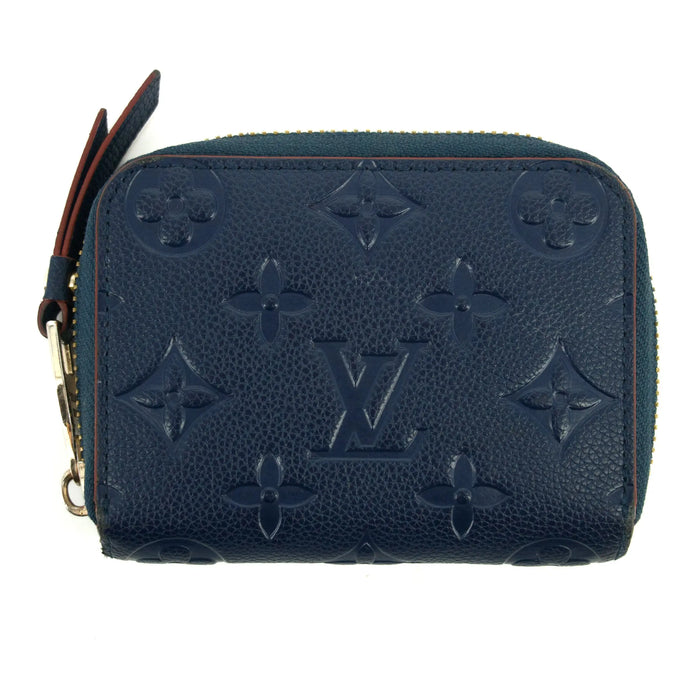 Louis Vuitton Navy Monogram Empreinte Zippy Coin Case #2657 by Bolt Boutique