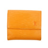 Louis Vuitton Orange Epi Leather Elise Wallet #3825
