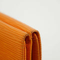 Louis Vuitton Orange Epi Leather Elise Wallet #3825 by Bolt Boutique