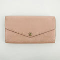 Louis Vuitton Pink Monogram Empreinte Portefeuille Sarah Wallet #2650 by Bolt Boutique