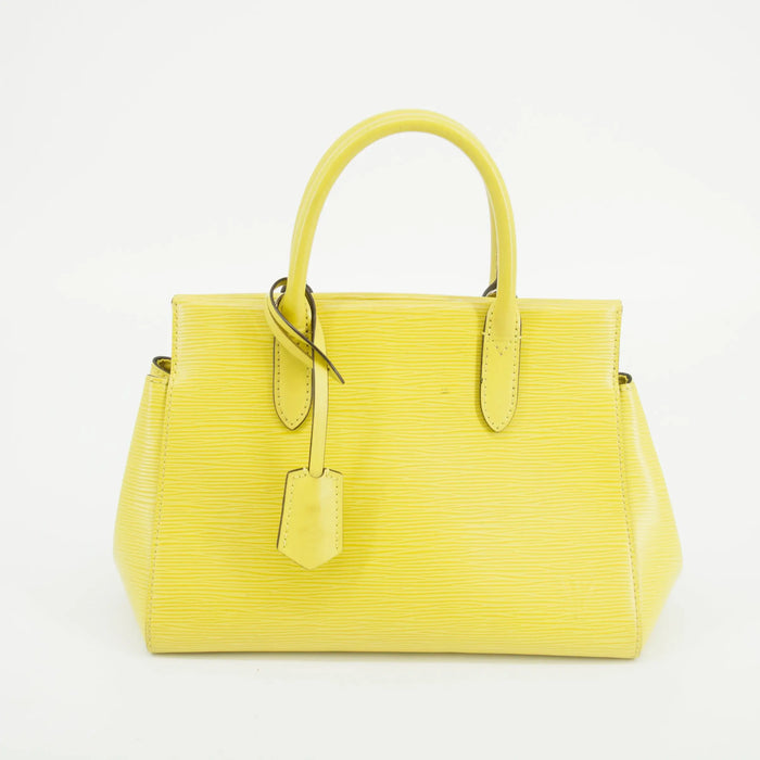 Louis Vuitton Pistache Yellow Epi Leather Marly BB Shoulder Bag #3410 by Bolt Boutique