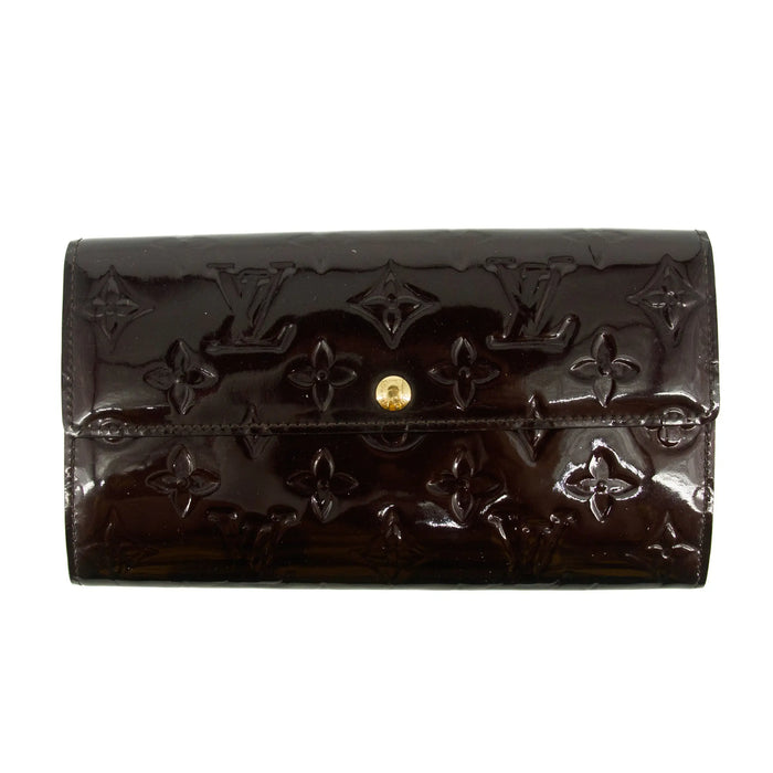 Louis Vuitton Purple Vernis Sarah Long Wallet #4698 by Bolt Boutique