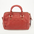 Louis Vuitton Red Empreinte Speedy 25 Bandouliere #2410 by Bolt Boutique