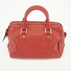 Louis Vuitton Red Empreinte Speedy 25 Bandouliere #2410