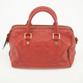 Louis Vuitton Red Empreinte Speedy 25 Bandouliere #2410 by Bolt Boutique
