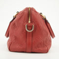 Louis Vuitton Red Empreinte Speedy 25 Bandouliere #2410 by Bolt Boutique