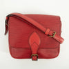 Louis Vuitton Red Epi Cartouchiere PM Crossbody Bag #2581