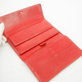 Louis Vuitton Red Epi Leather Internaitonal Trifold Long Wallet #3297 by Bolt Boutique