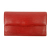 Louis Vuitton Red Epi Leather Internaitonal Trifold Long Wallet #3297