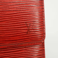 Louis Vuitton Red Epi Leather Internaitonal Trifold Long Wallet #3297 by Bolt Boutique