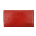Louis Vuitton Red Epi Leather Internaitonal Trifold Long Wallet #3297 by Bolt Boutique